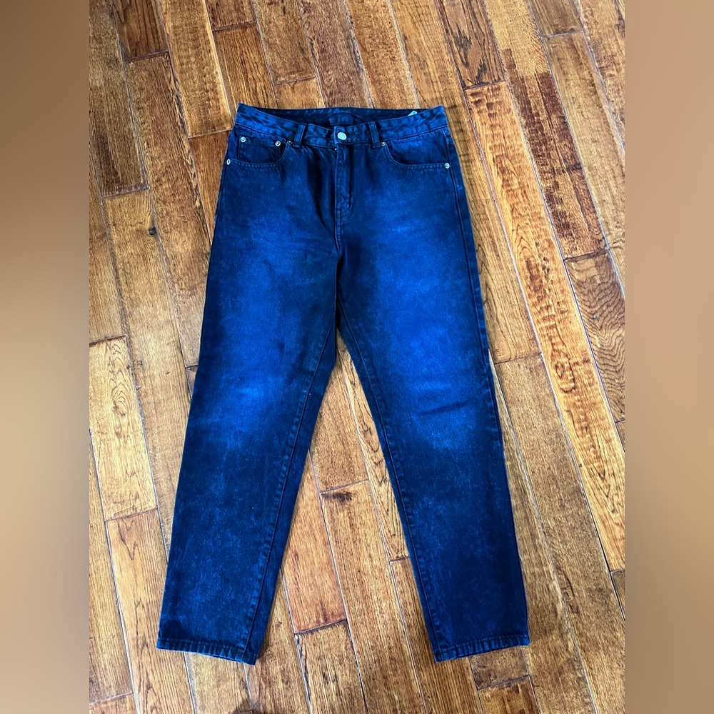 Dr. Denim Jeans Women’s High Waisted Straight Ankle Length Dark Blue  Size 28
